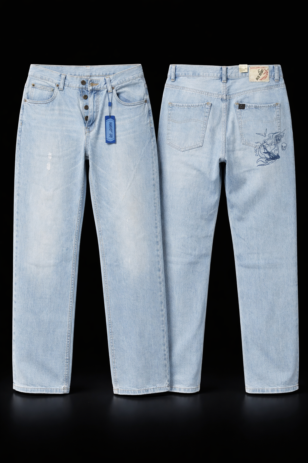 Men’s slim fit blue denim jeans – Deadlines.in