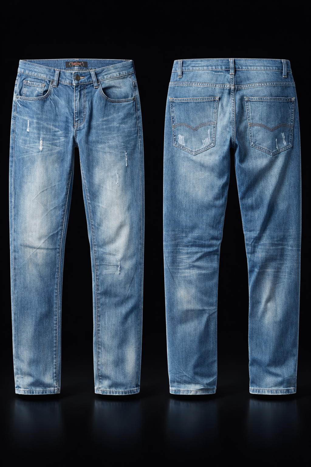 Men’s slim fit blue denim jeans – Deadlines.in